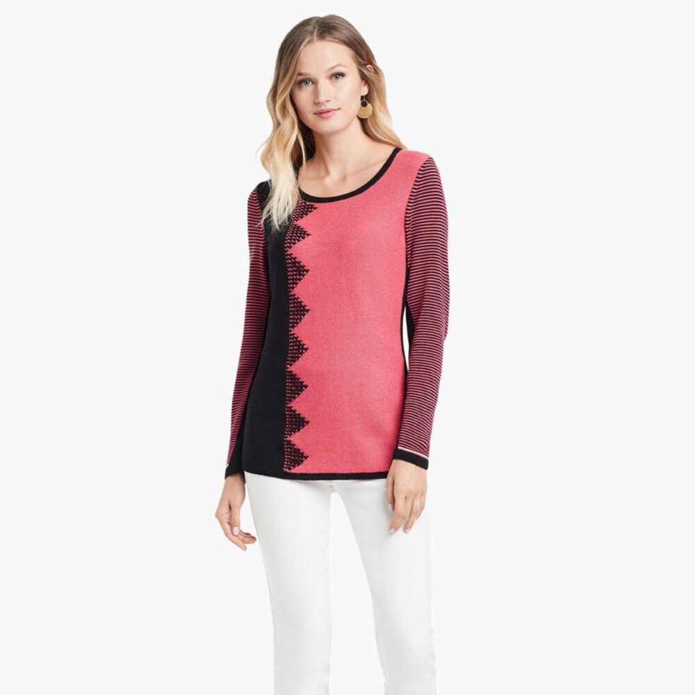Women's Nic + Zoe Long Sleeve Cable Lightweight Sweater Size XS